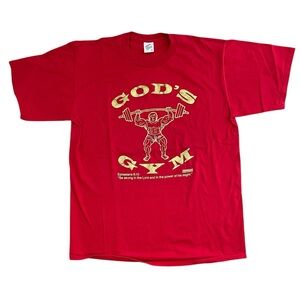 Vintage Jesus God’s Gym shirt